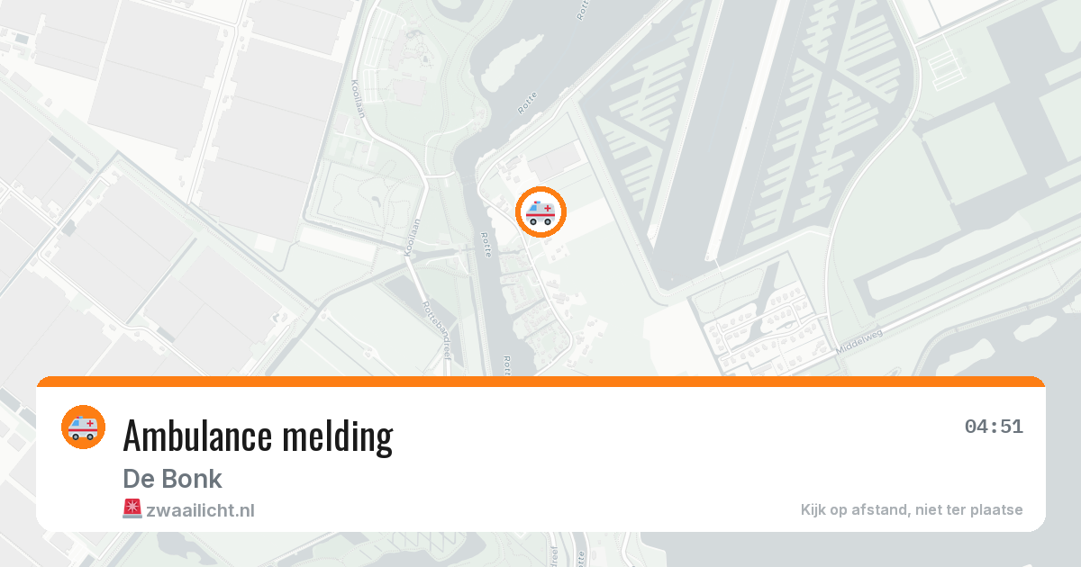 Ambulance melding — 24 apr 2026