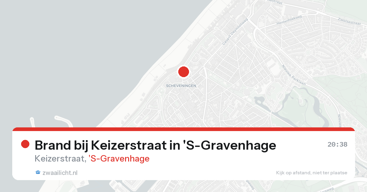 Brand bij Keizerstraat in 'S-Gravenhage — 19 aug 2026