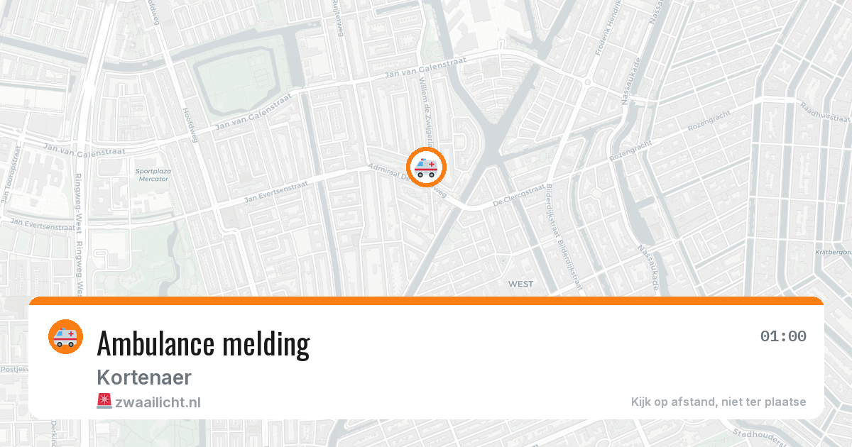 Ambulance melding — 27 jun 2026