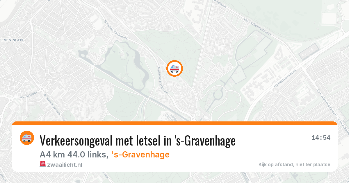 Verkeersongeval met letsel in 's-Gravenhage — 10 feb 2026