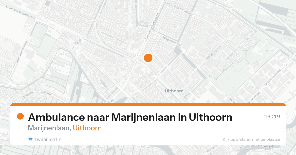 Ambulance naar Marijnenlaan in Uithoorn — 30 jan 2026