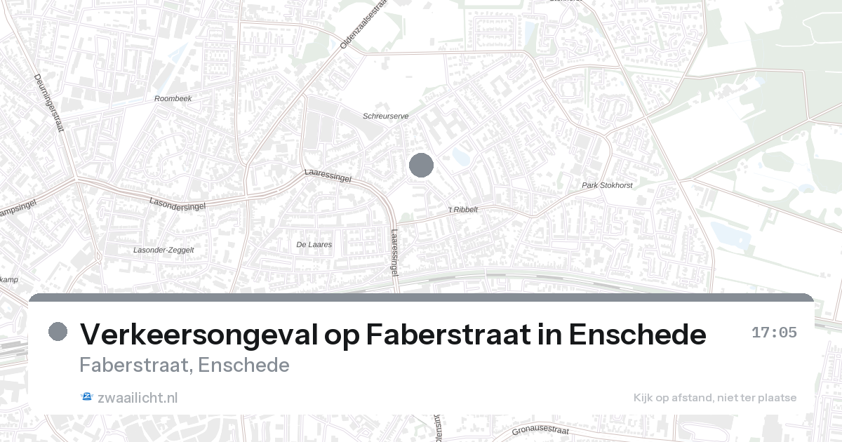 Verkeersongeval op Faberstraat in Enschede — 27 aug 2026