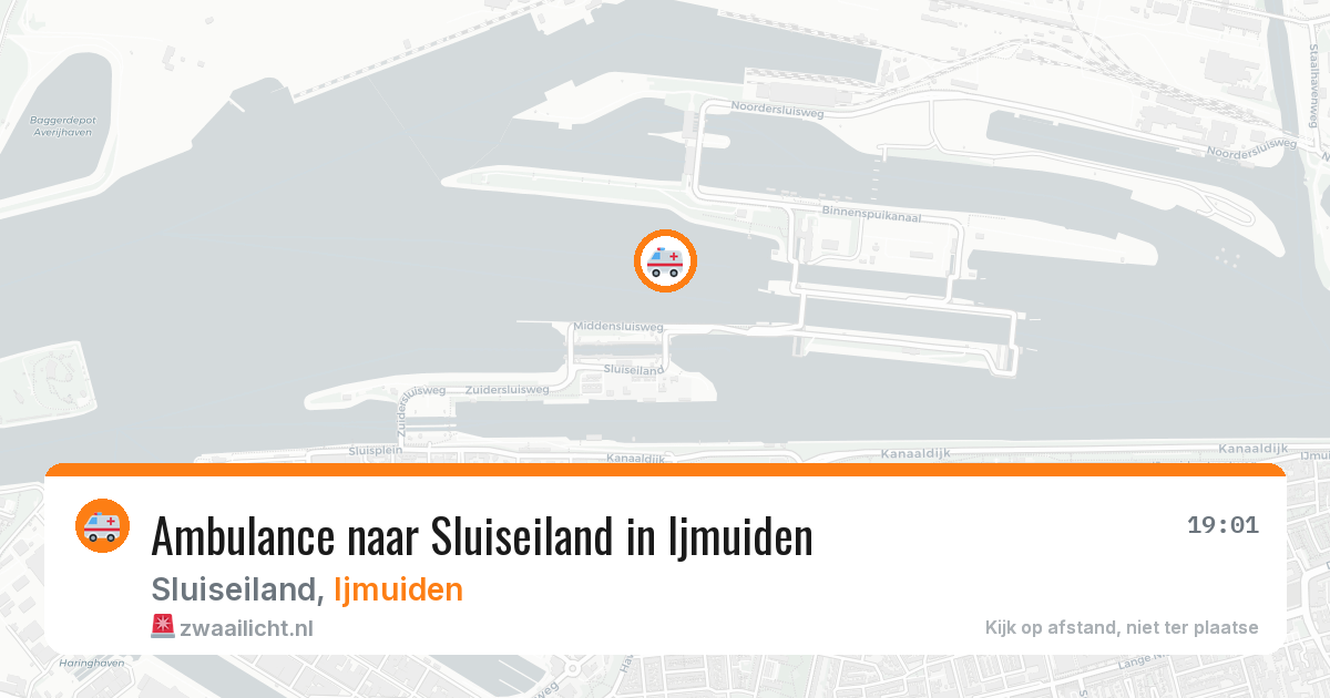 Ambulance naar Sluiseiland in Ijmuiden — 29 jun 2026