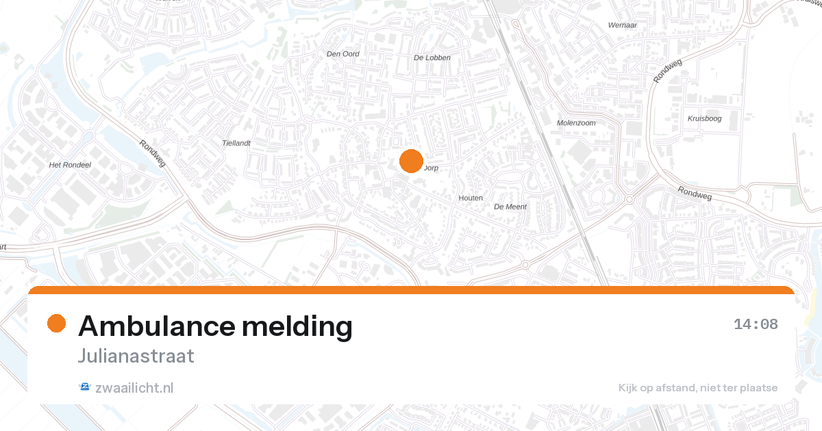 Ambulance melding — 12 mrt 2026