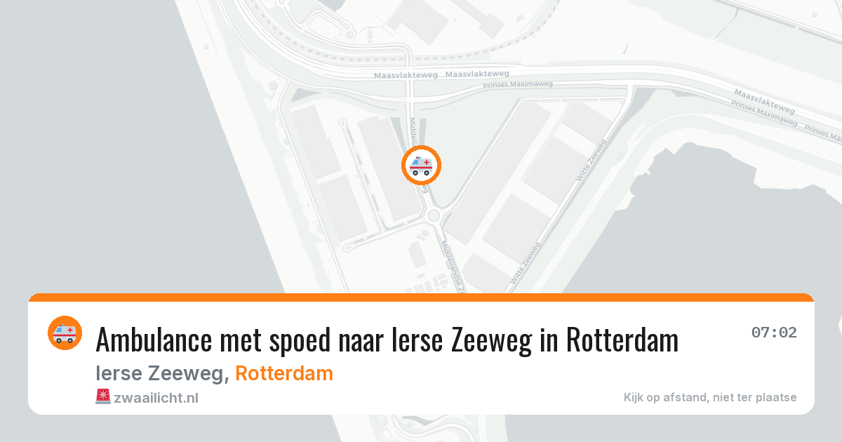 Ambulance met spoed naar Ierse Zeeweg in Rotterdam — 15 apr 2026