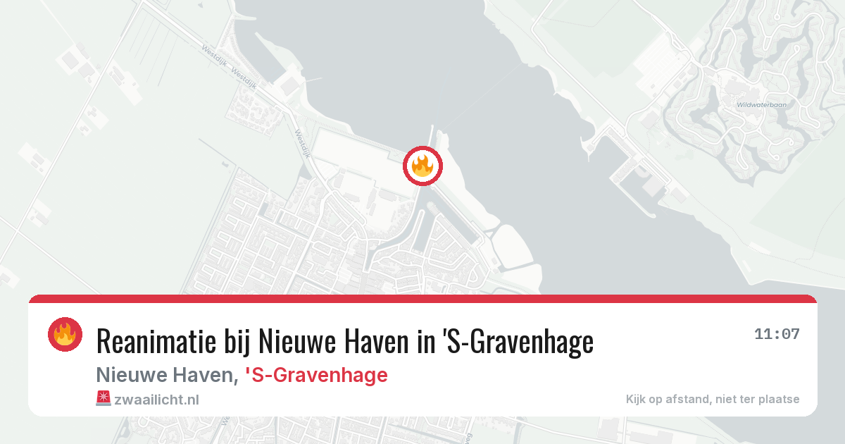 Reanimatie bij Nieuwe Haven in 'S-Gravenhage — 21 jan 2026