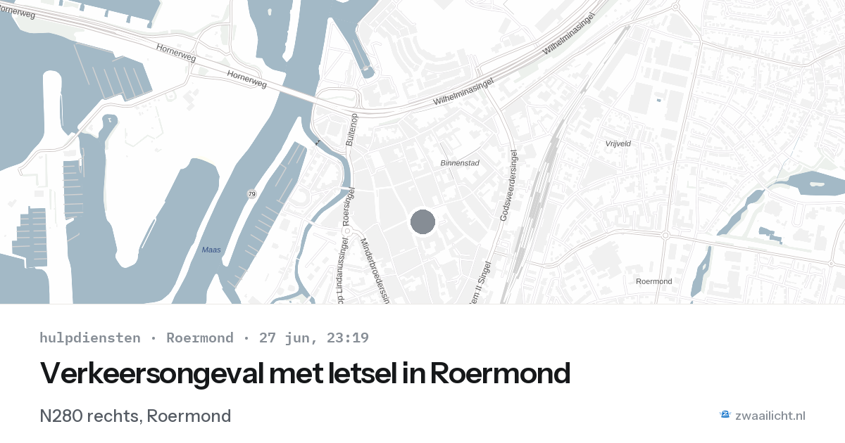 Verkeersongeval met letsel in Roermond — 2 feb 2026