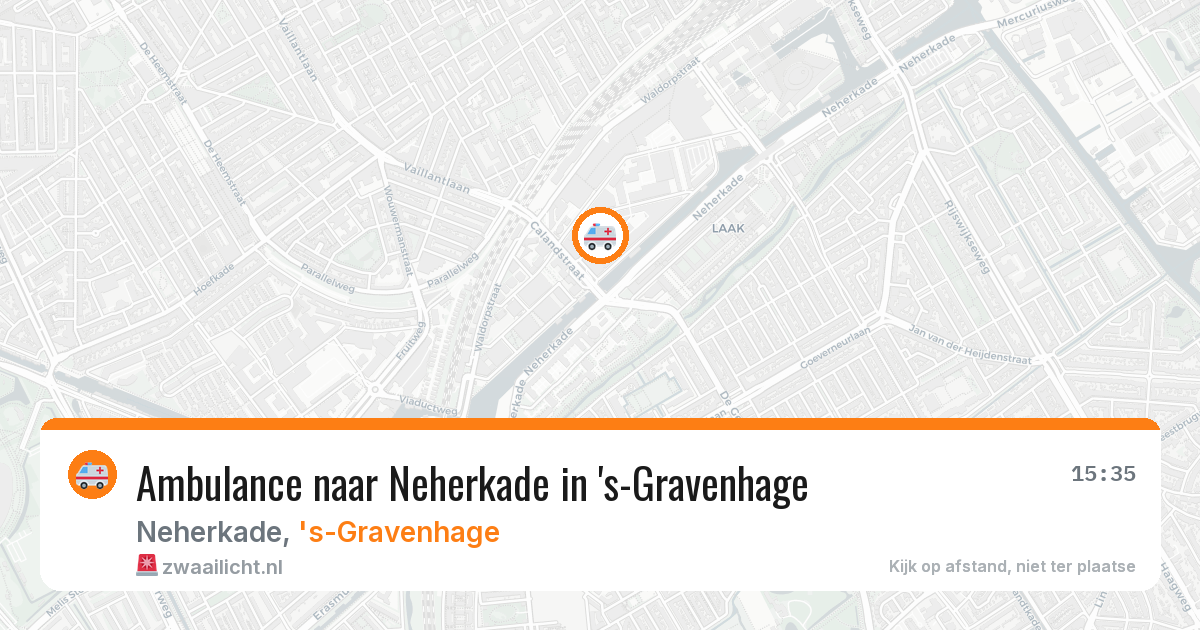 Ambulance naar Neherkade in 's-Gravenhage — 19 feb 2026
