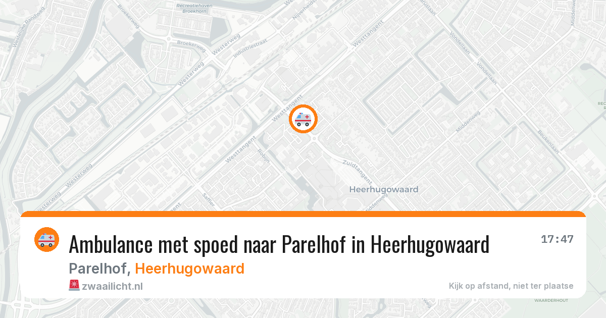 Ambulance met spoed naar Parelhof in Heerhugowaard — 12 feb 2026