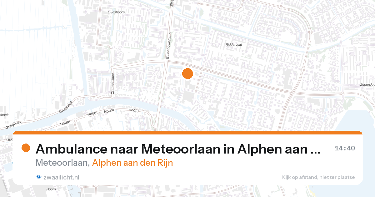 Ambulance naar Meteoorlaan in Alphen aan den Rijn — 7 apr 2026