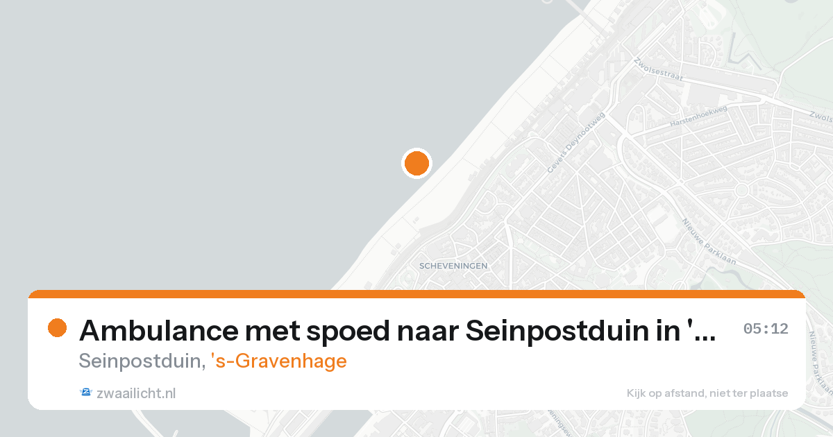 Ambulance met spoed naar Seinpostduin in 's-Gravenhage — 31 jan 2026