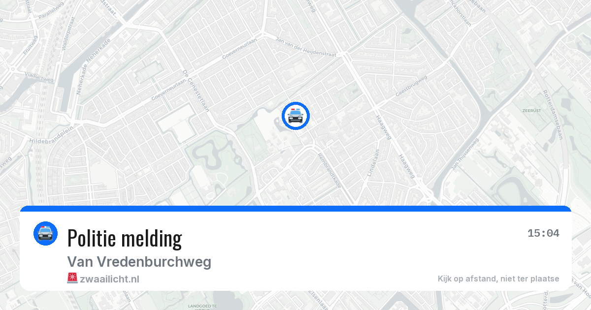 Politie melding — 3 jul 2026