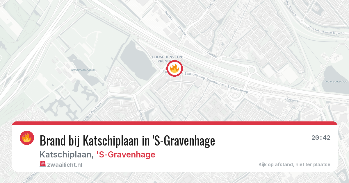Brand bij Katschiplaan in 'S-Gravenhage — 19 apr 2026