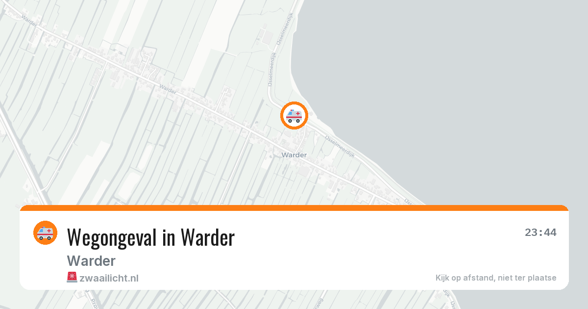Wegongeval in Warder — 25 jun 2026
