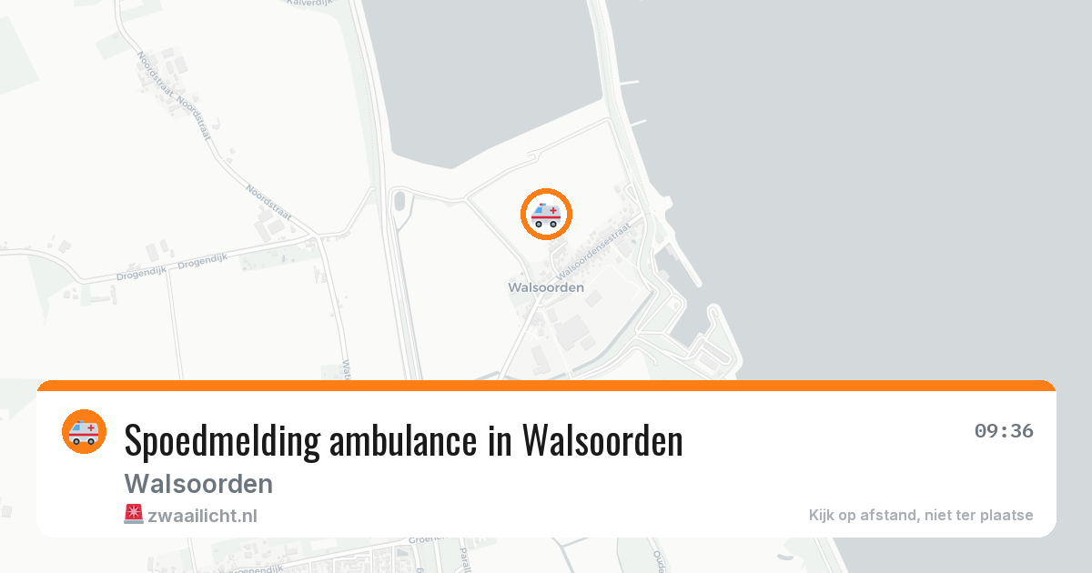 Spoedmelding ambulance in Walsoorden — 26 feb 2026