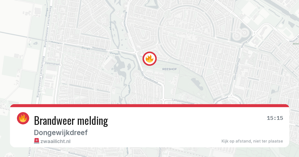 Brandweer melding — 17 jun 2026