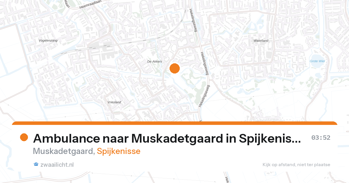 Ambulance naar Muskadetgaard in Spijkenisse — 7 feb 2026