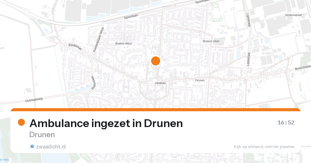 Ambulance ingezet in Drunen — 29 jun 2026