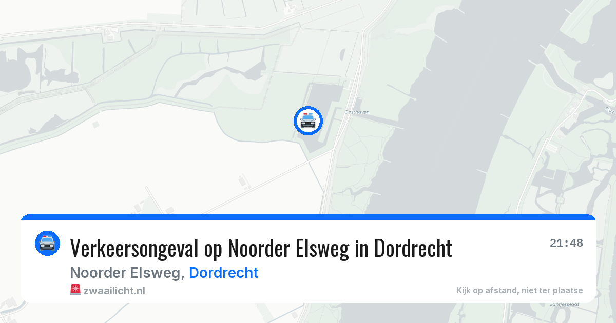Verkeersongeval op Noorder Elsweg in Dordrecht — 1 apr 2026