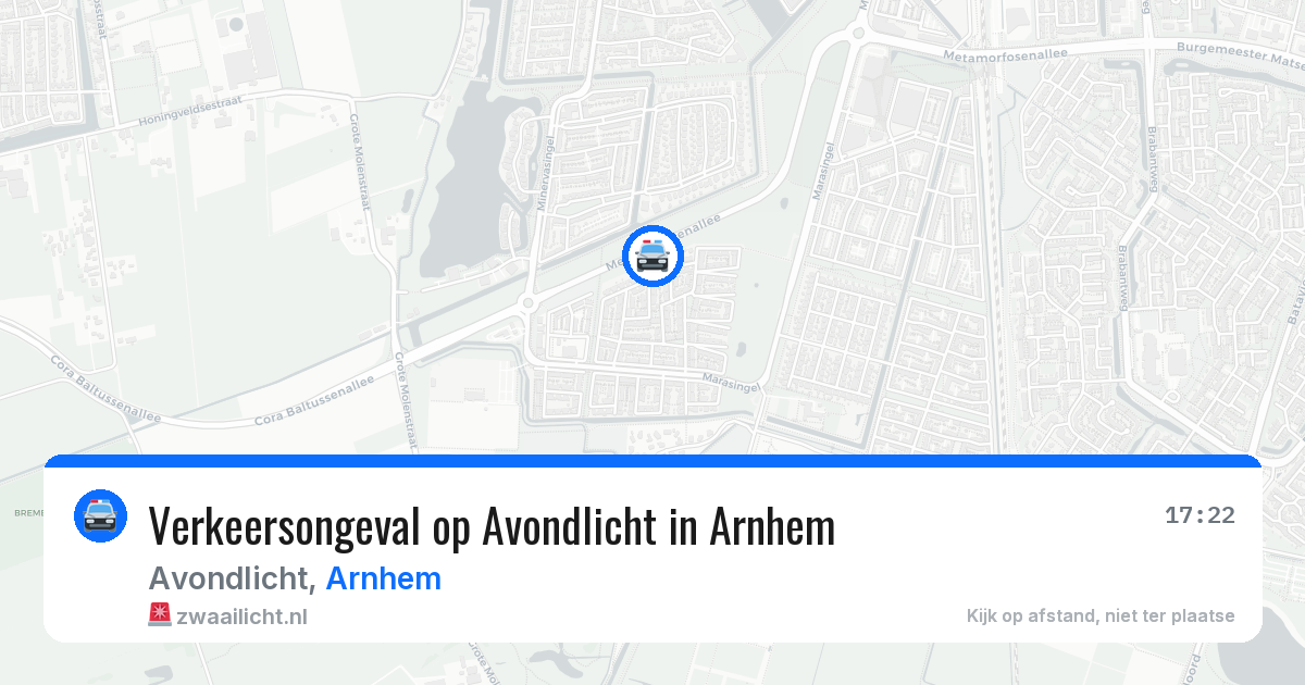 Verkeersongeval op Avondlicht in Arnhem — 28 mrt 2026