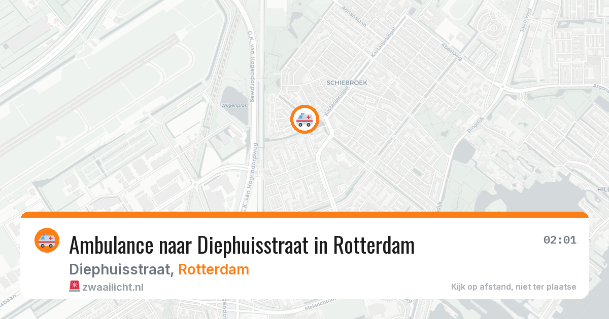 Ambulance naar Diephuisstraat in Rotterdam — 13 mei 2026