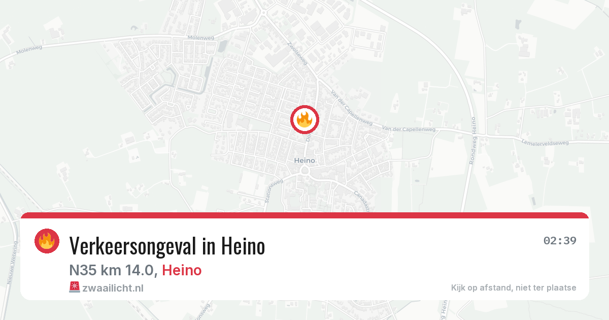 Verkeersongeval in Heino — 12 mrt 2026
