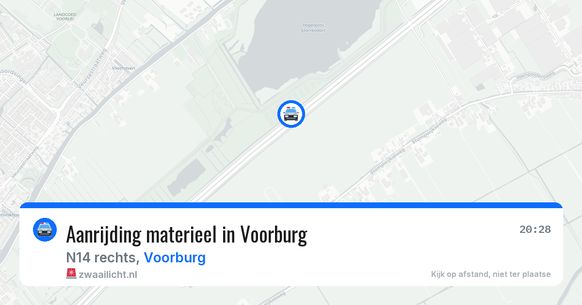Aanrijding materieel in Voorburg — 21 mrt 2026