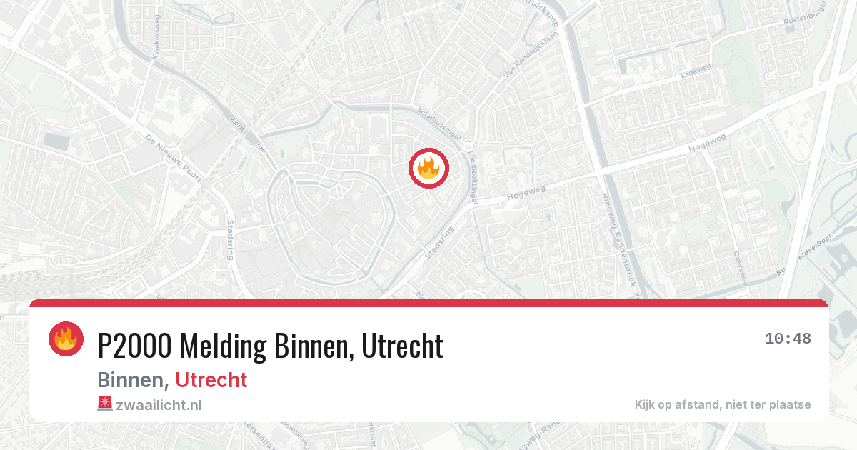 P2000 Melding Binnen, Utrecht — 27 feb 2026