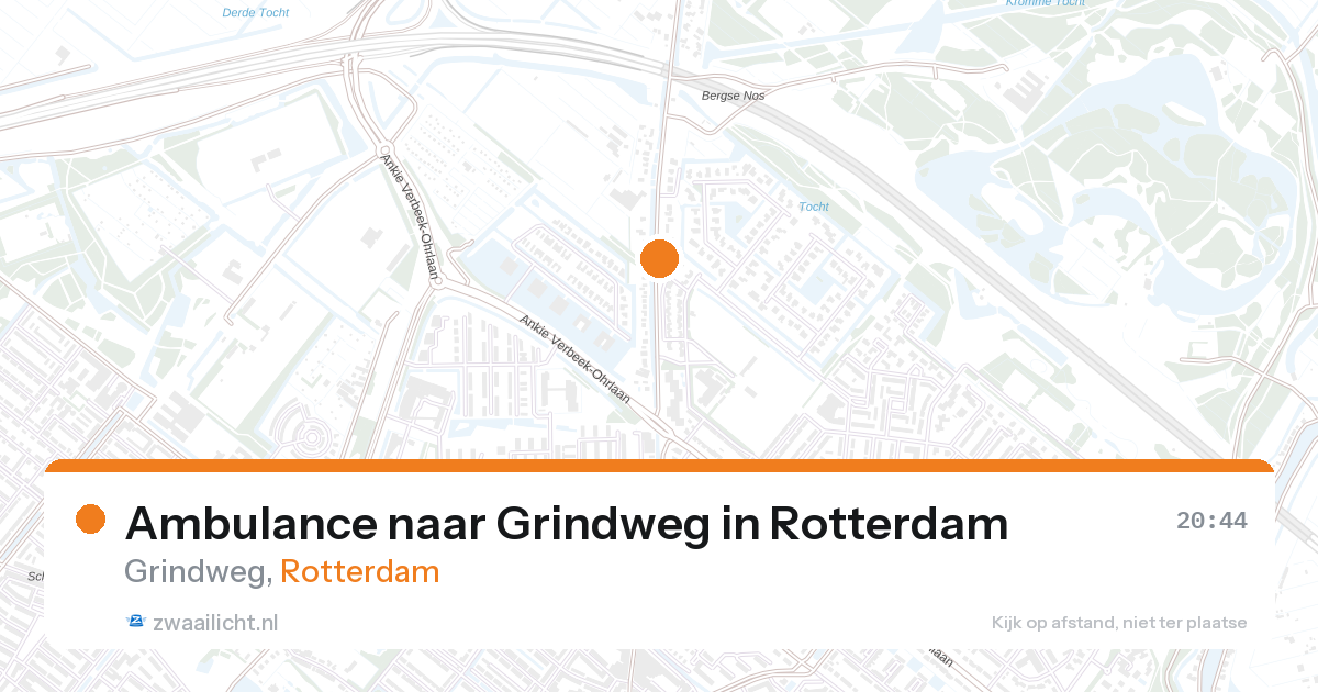 Ambulance naar Grindweg in Rotterdam — 27 aug 2026