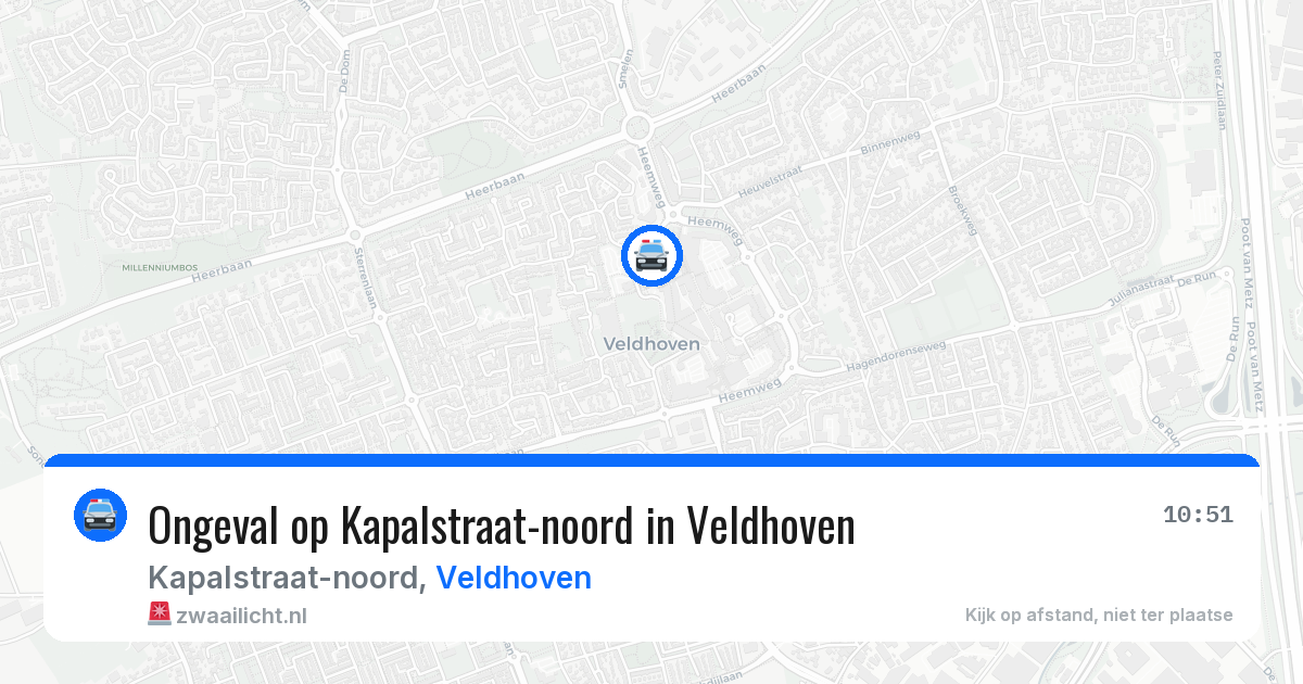 Ongeval op Kapalstraat-noord in Veldhoven — 6 mei 2026