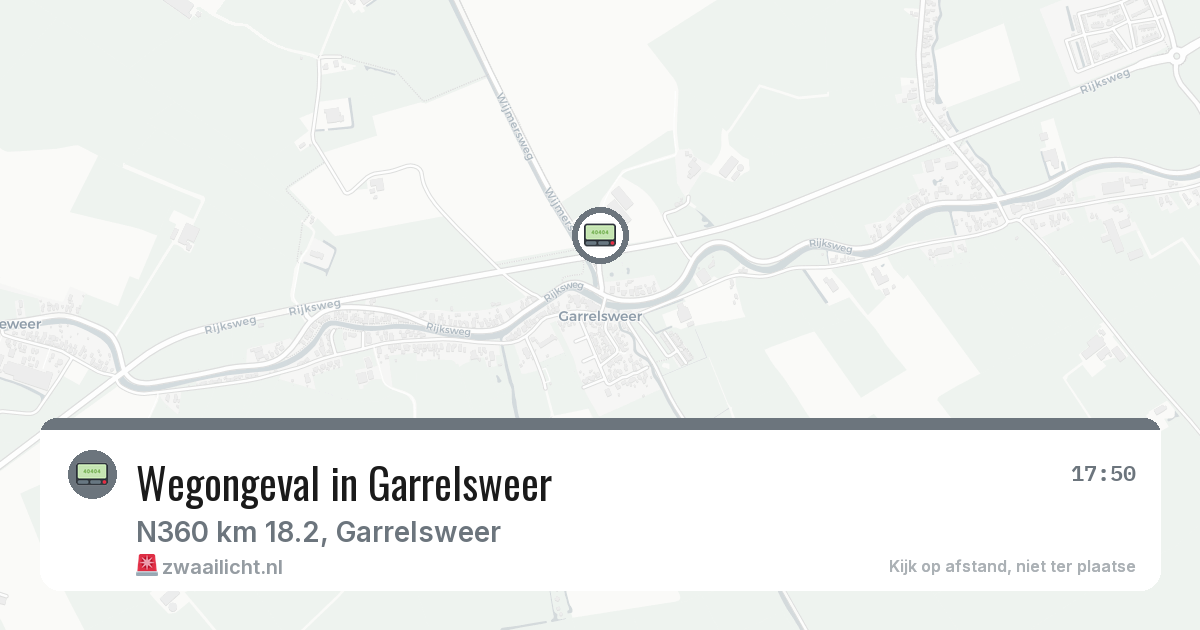 Wegongeval in Garrelsweer — 26 feb 2026