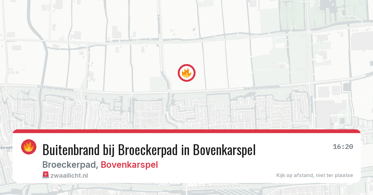 Buitenbrand bij Broeckerpad in Bovenkarspel — 19 jun 2026
