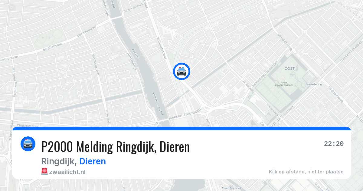 P2000 Melding Ringdijk, Dieren — 8 mei 2026