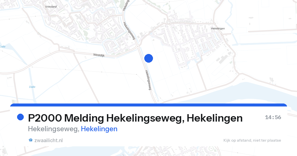 P2000 Melding Hekelingseweg, Hekelingen — 26 aug 2026