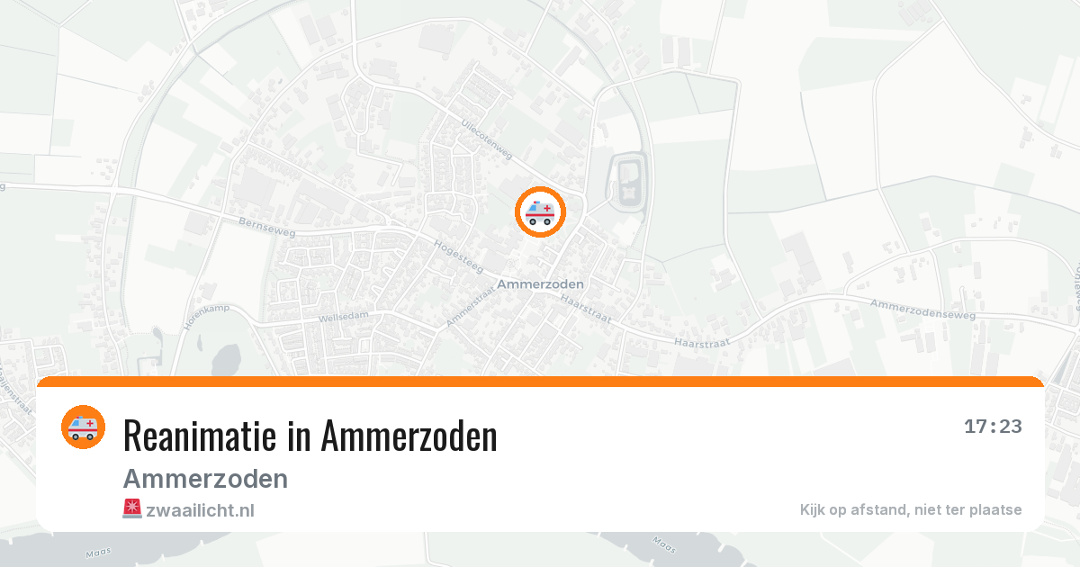 Reanimatie in Ammerzoden — 5 mei 2026