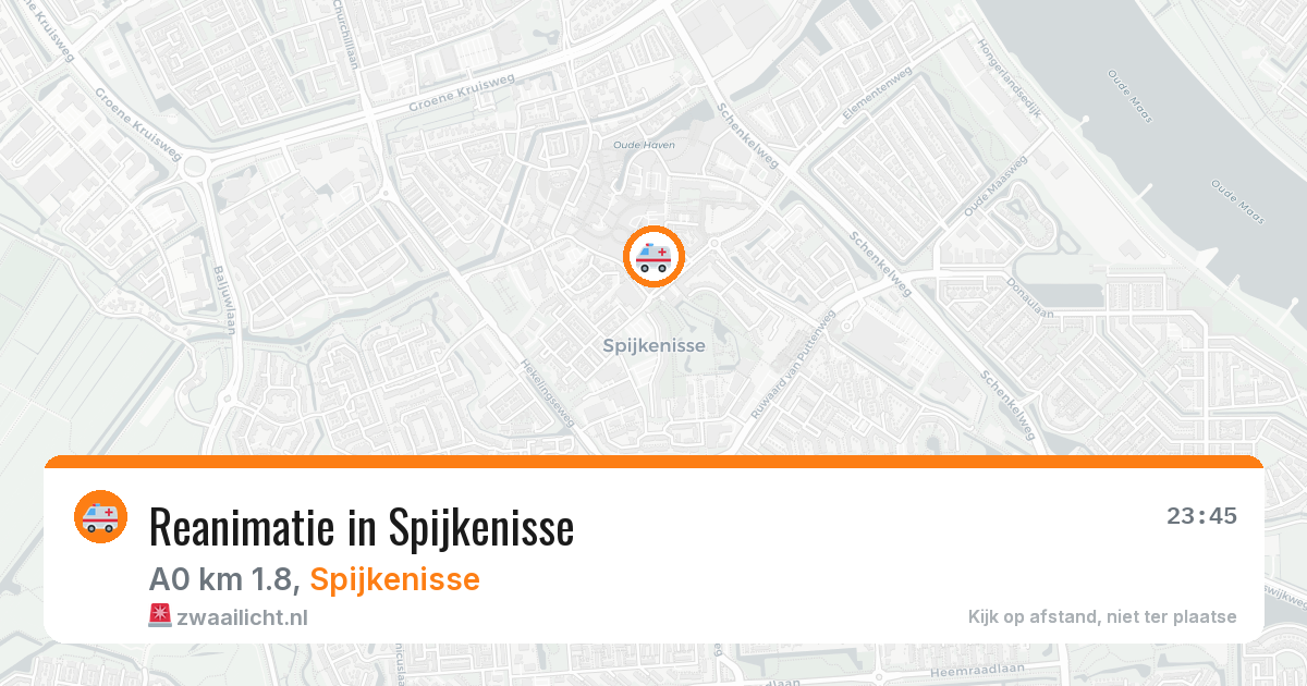 Reanimatie in Spijkenisse — 28 mei 2026