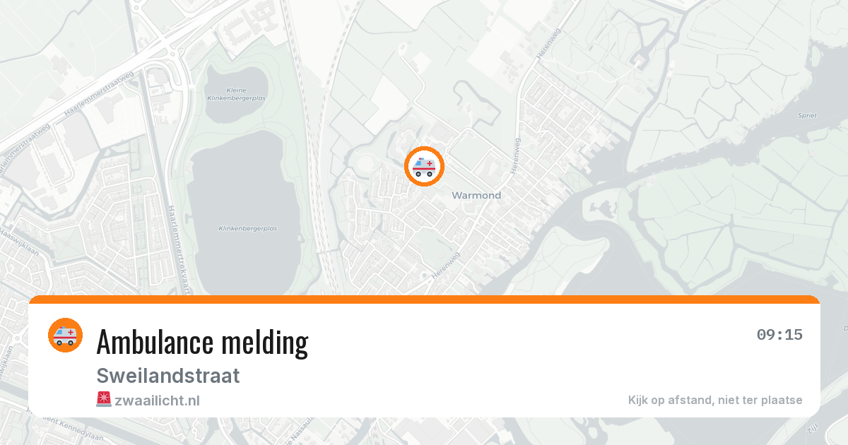 Ambulance melding — 1 jul 2026