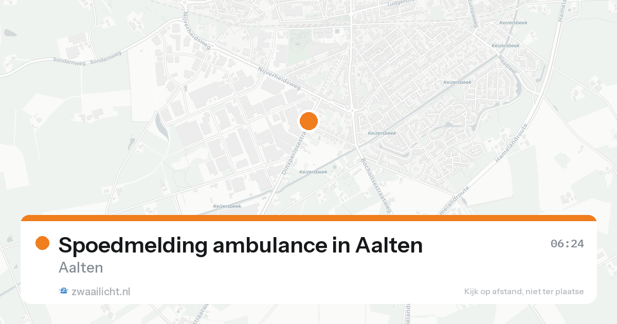 Spoedmelding ambulance in Aalten — 10 jun 2026