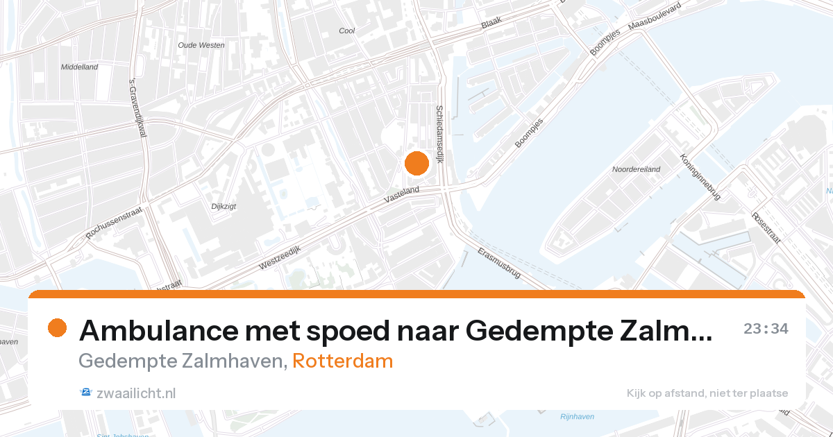 Ambulance met spoed naar Gedempte Zalmhaven in Rotterdam — 6 feb 2026
