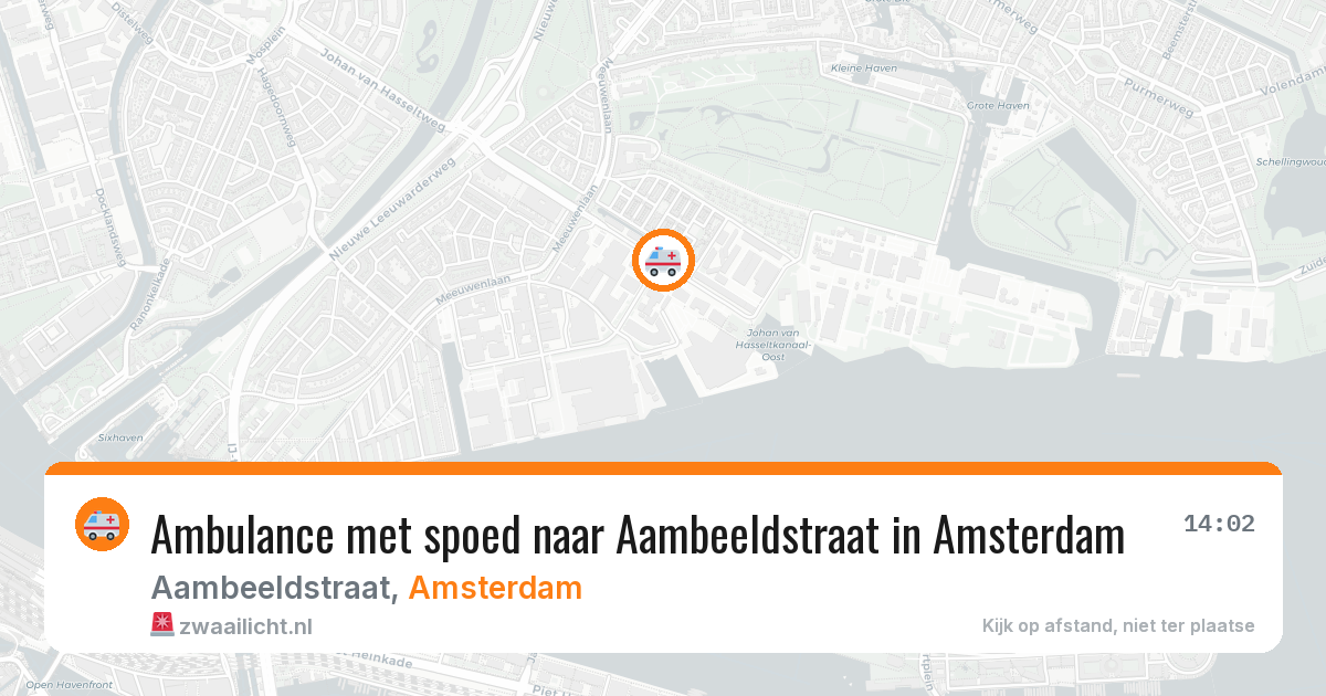 Ambulance met spoed naar Aambeeldstraat in Amsterdam — 8 feb 2026