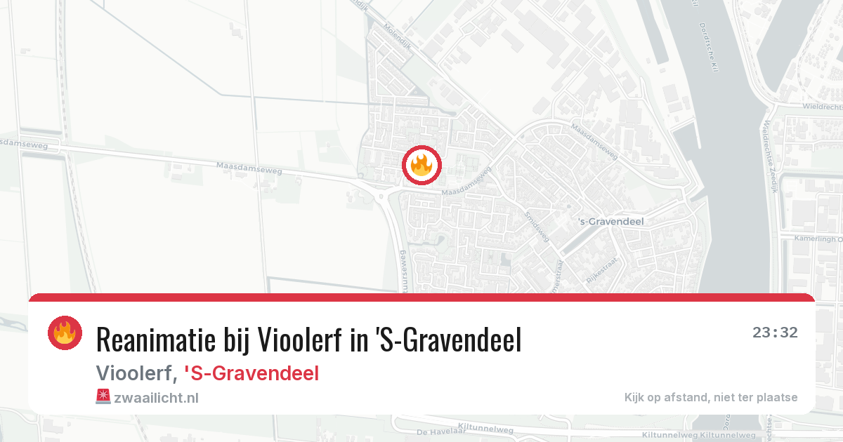 Reanimatie bij Vioolerf in 'S-Gravendeel — 8 mei 2026
