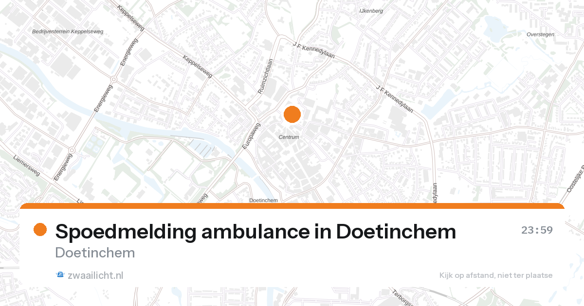 Spoedmelding ambulance in Doetinchem — 31 jan 2026