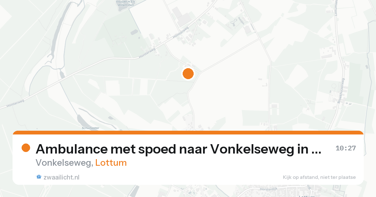 Ambulance met spoed naar Vonkelseweg in Lottum — 4 aug 2026