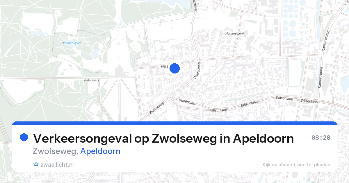 Verkeersongeval op Zwolseweg in Apeldoorn — 27 aug 2026