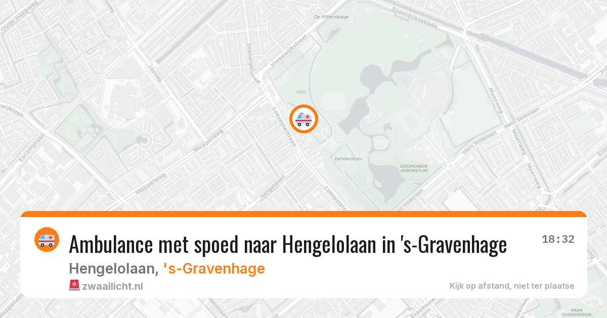 Ambulance met spoed naar Hengelolaan in 's-Gravenhage — 11 apr 2026
