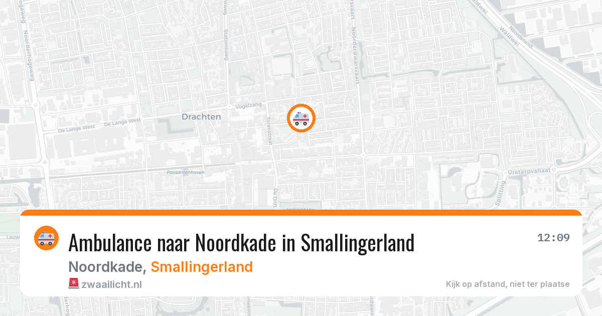 Ambulance naar Noordkade in Smallingerland — 11 aug 2026