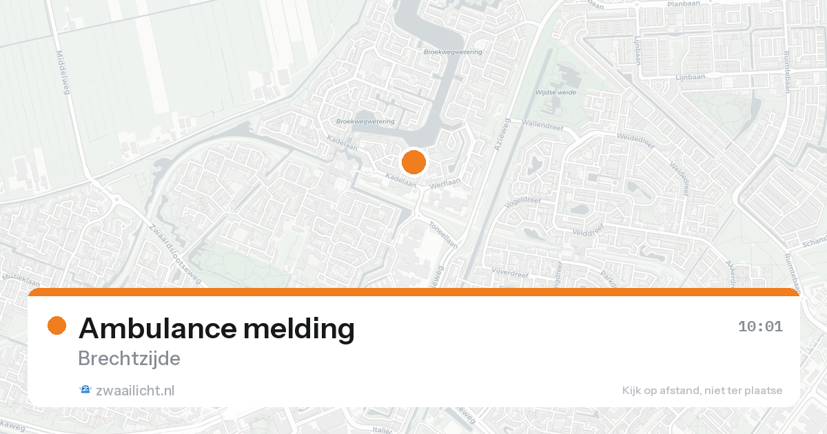 Ambulance melding — 8 feb 2026