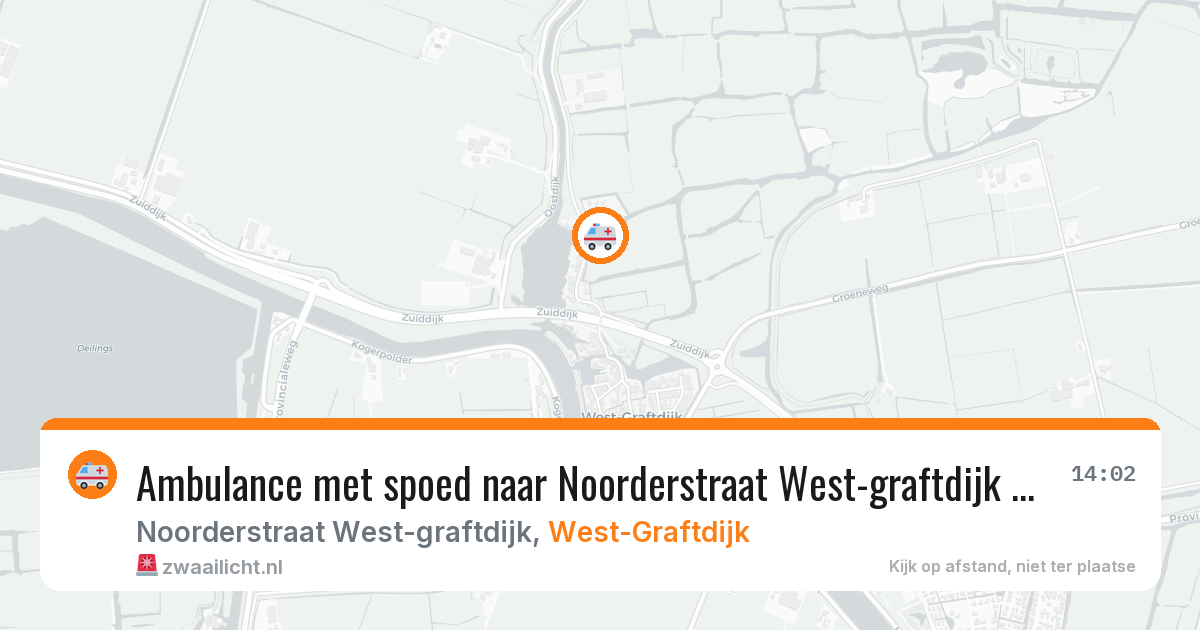 Ambulance met spoed naar Noorderstraat West-graftdijk in West-Graftdijk — 10 jun 2026