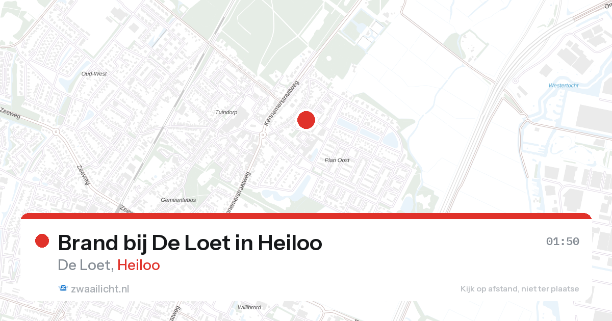 Brand bij De Loet in Heiloo — 26 aug 2026