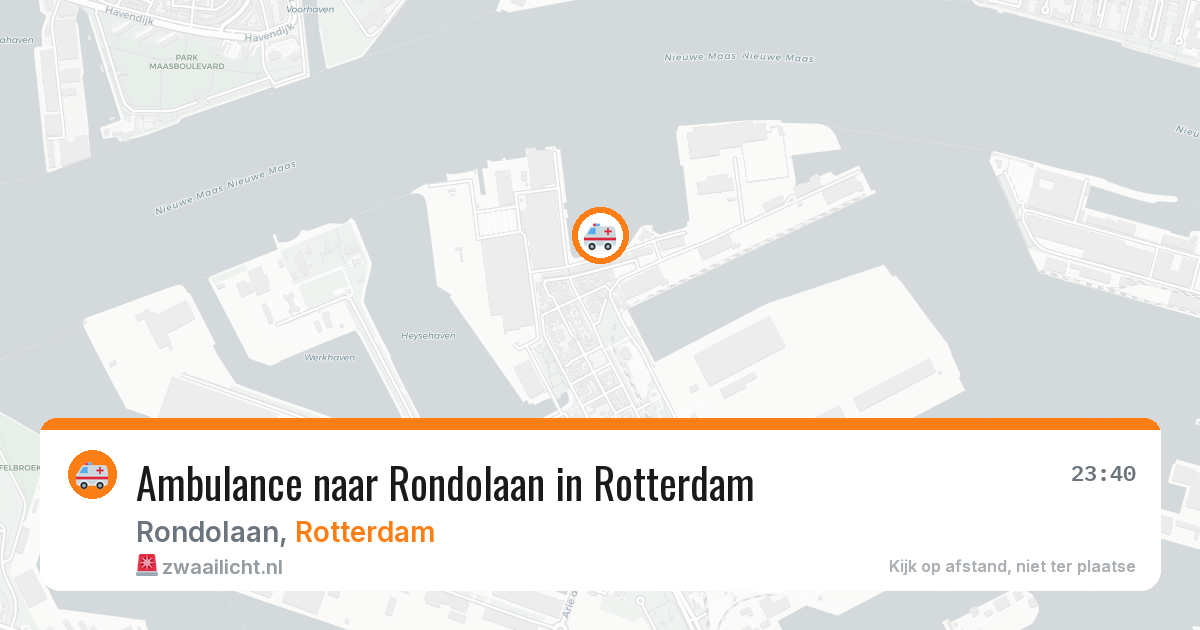 Ambulance naar Rondolaan in Rotterdam — 26 apr 2026